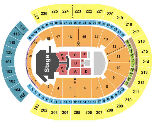 T-Mobile Arena Jelly Roll Seating Chart